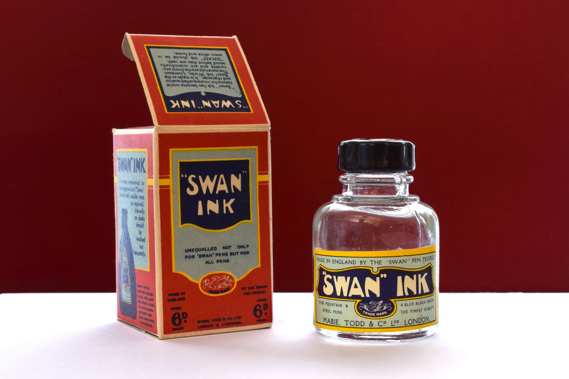 swan ink bottle